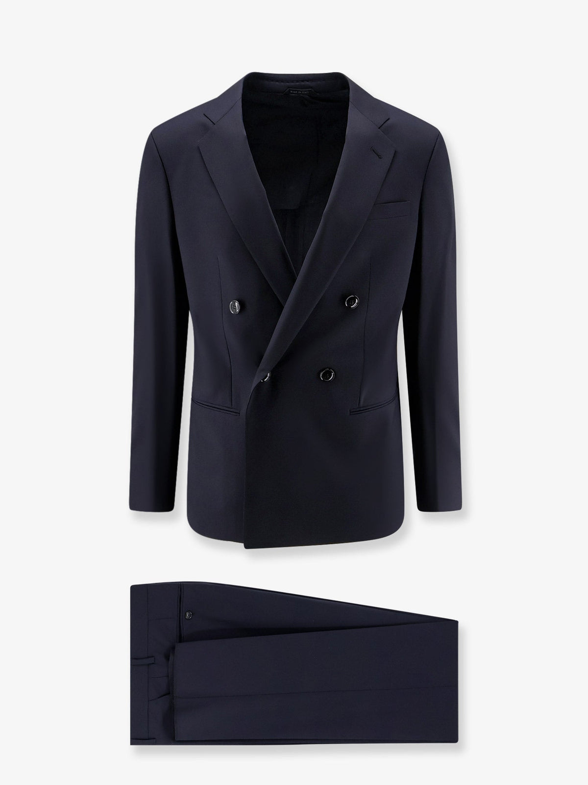 Giorgio Armani Slim lightweight virgin wool suit - Black