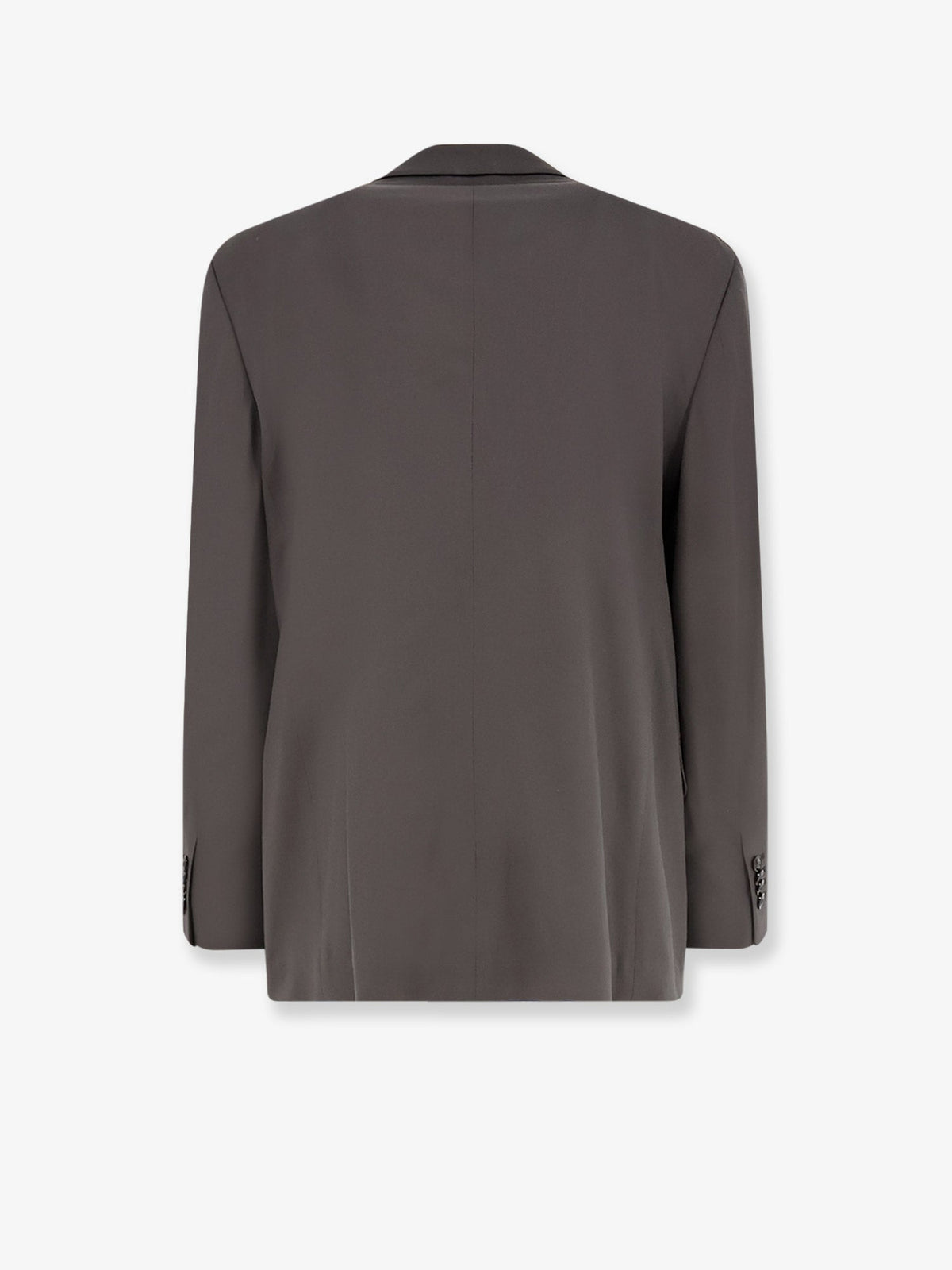 Giorgio Armani Oversized fluid virgin wool suit - Blue