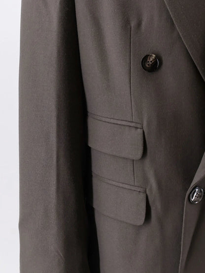GIORGIO ARMANI - Oversized fluid virgin wool suit