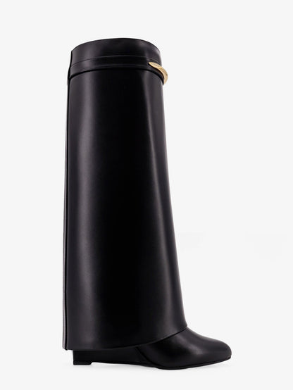 Givenchy Shark leather boots - Black