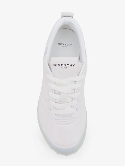 Givenchy New Glide leather sneakers - Whitegrey
