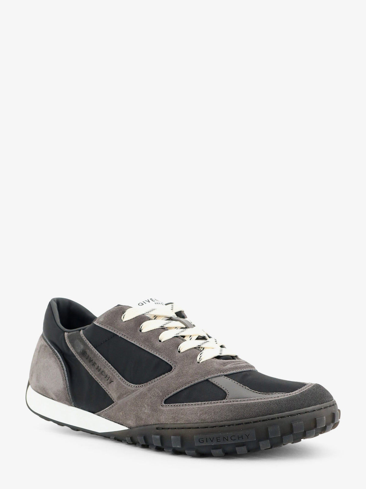 Givenchy Glide nylon and suede sneakers - Greyblack