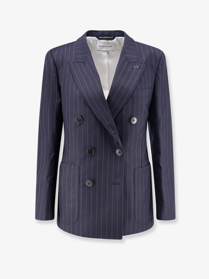 Givenchy Double-breasted wool blazer - Dark Navy