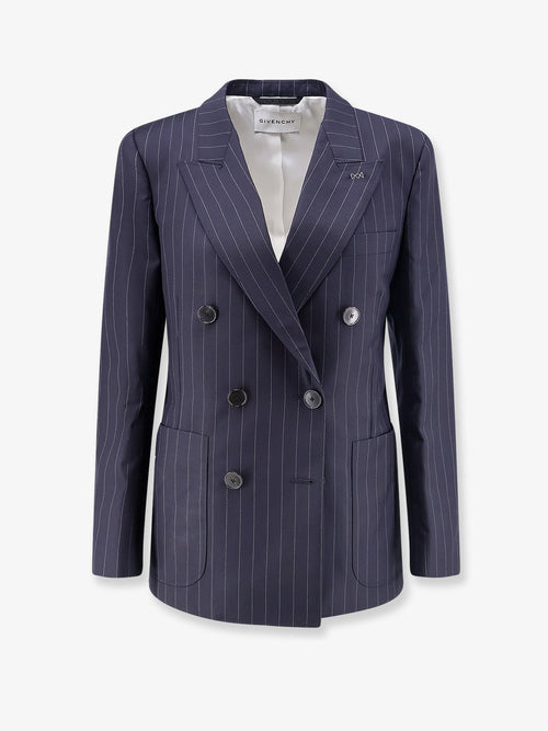 Givenchy Double-breasted wool blazer - Dark Navy