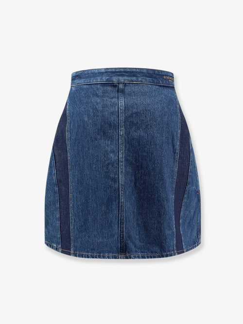 Givenchy Cocoon denim blue mini skirt - Medium Blue