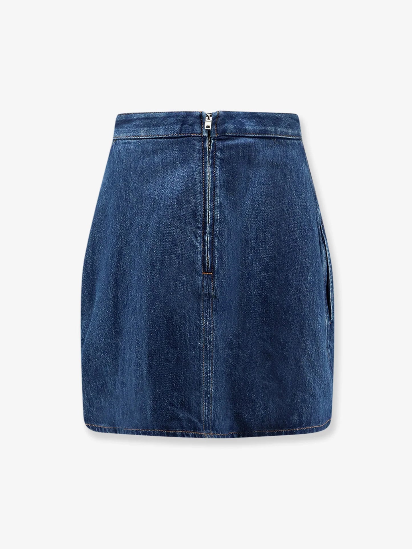 Givenchy Cocoon Denim Blue Mini Skirt