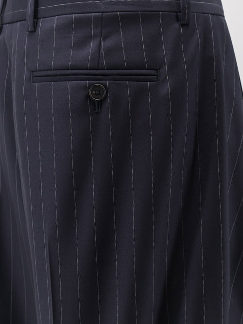 Givenchy Double Pleat wool trousers - Dark Navy
