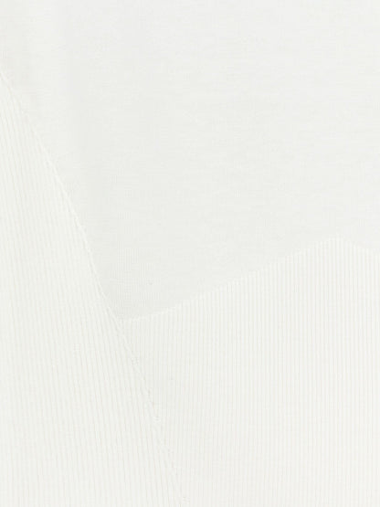 Givenchy Cropped cotton and silk polo shirt - Ivory
