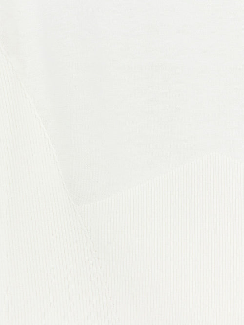 Givenchy Cropped cotton and silk polo shirt - Ivory
