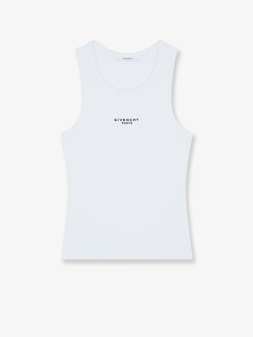 Givenchy Cotton blend tank top - White