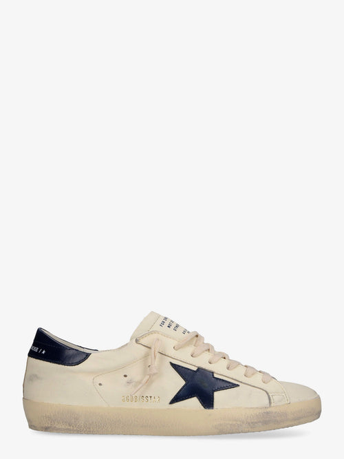 Golden Goose Super star leather sneakers - Beigenight Blue