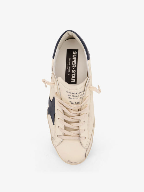 Golden Goose Super star leather sneakers - Beigenight Blue