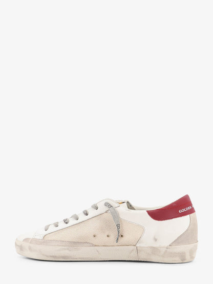 Golden Goose Deluxe Brand Super-star leather sneakers - Beigewhiteredgrey