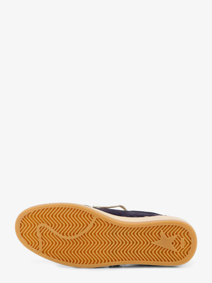 Golden Goose Deluxe Brand Ballstar suede sneakers with iconic side logo - Dark Bluewhite