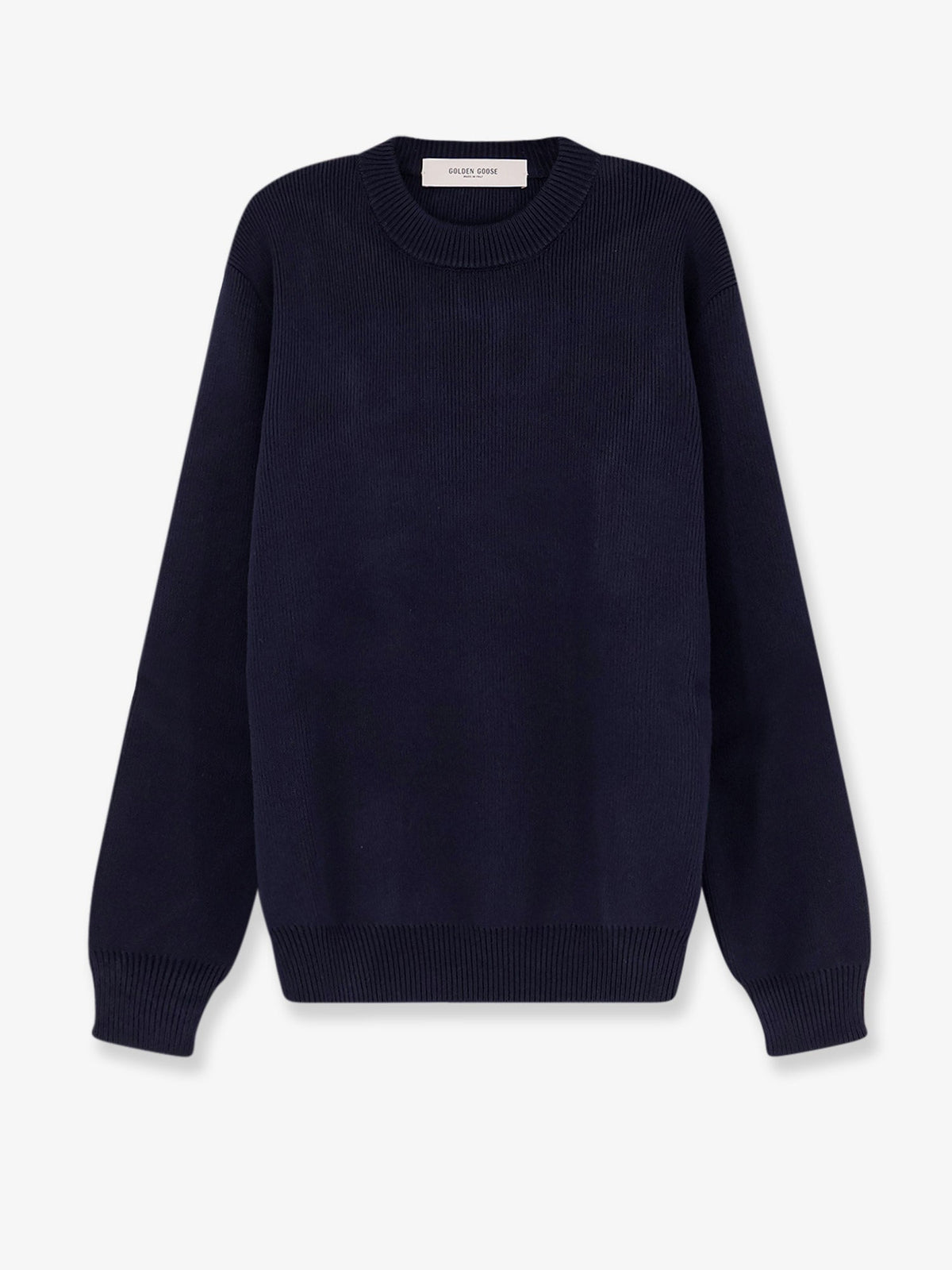 Golden Goose Deluxe Brand Davis ribbed cotton sweater - Dark Blue