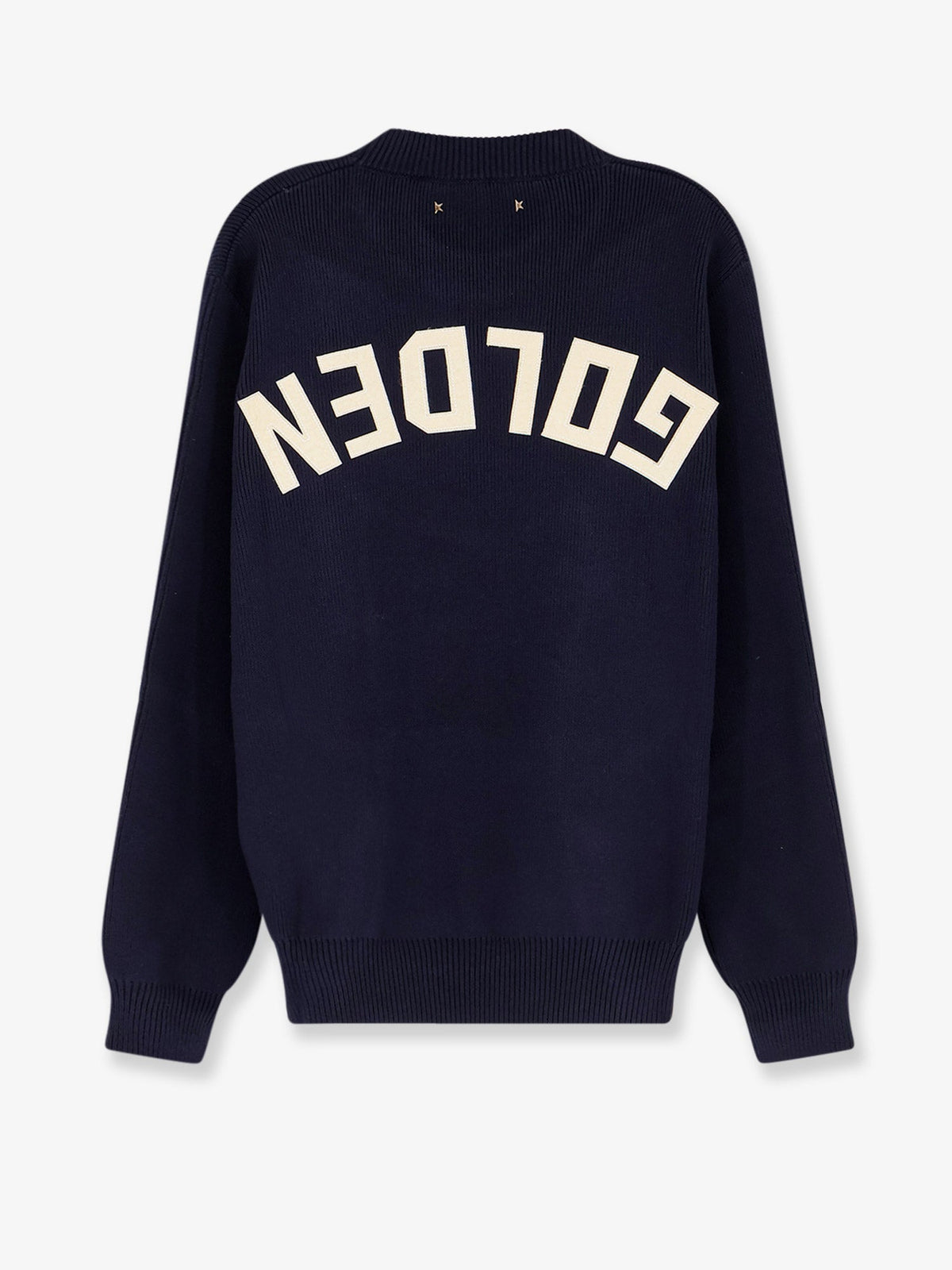 Golden Goose Deluxe Brand Davis ribbed cotton sweater - Dark Blue