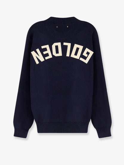 Golden Goose Deluxe Brand Davis ribbed cotton sweater - Dark Blue
