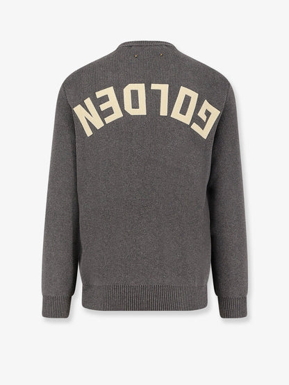 Golden Goose Deluxe Brand Davis ribbed cotton sweater - Dark Grey Melange
