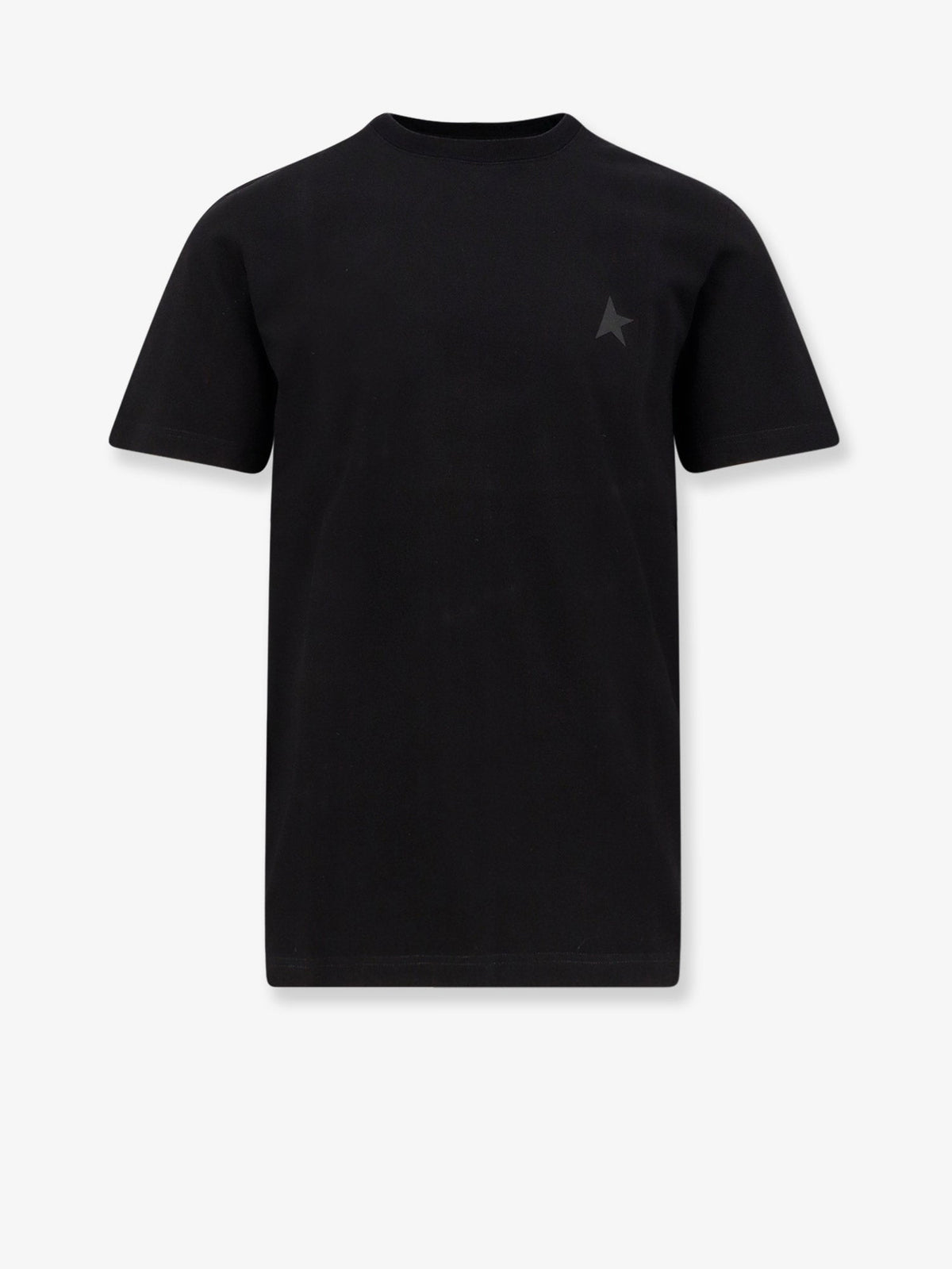 Golden Goose Deluxe Brand Cotton t-shirt with Logo print - Black