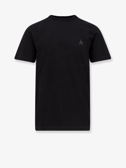 Golden Goose Deluxe Brand Cotton t-shirt with Logo print - Black