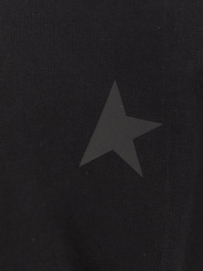 Golden Goose Deluxe Brand Cotton t-shirt with Logo print - Black