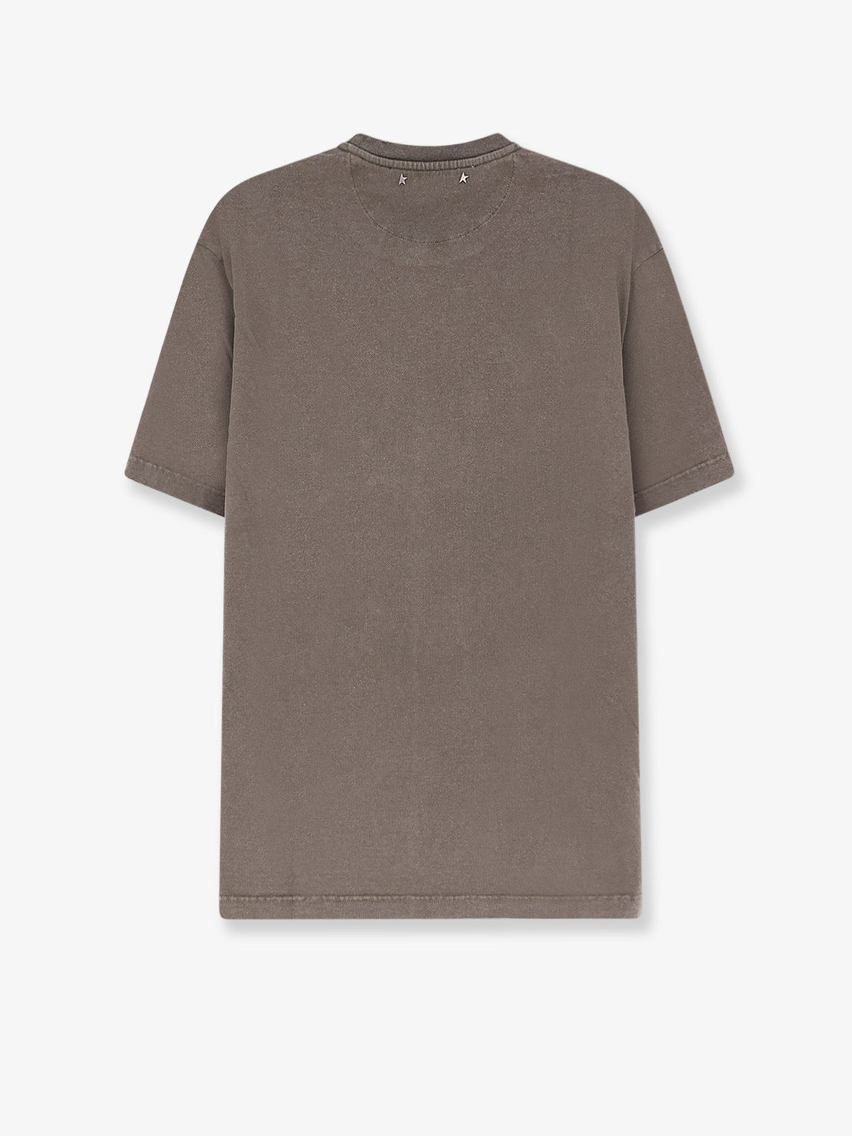 Golden Goose Deluxe Brand Regular Distressed cotton t-shirt - Dusty Olive