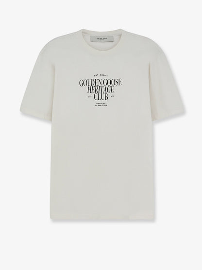 Golden Goose Deluxe Brand Regular cotton t-shirt - Heritage White