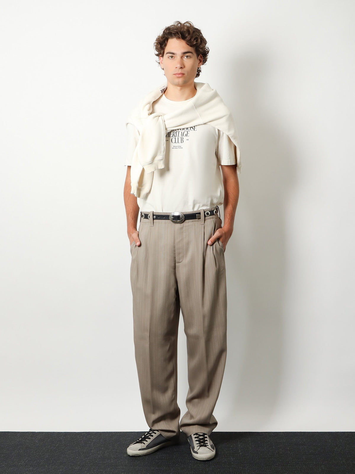 Golden Goose Deluxe Brand Regular cotton t-shirt - Heritage White