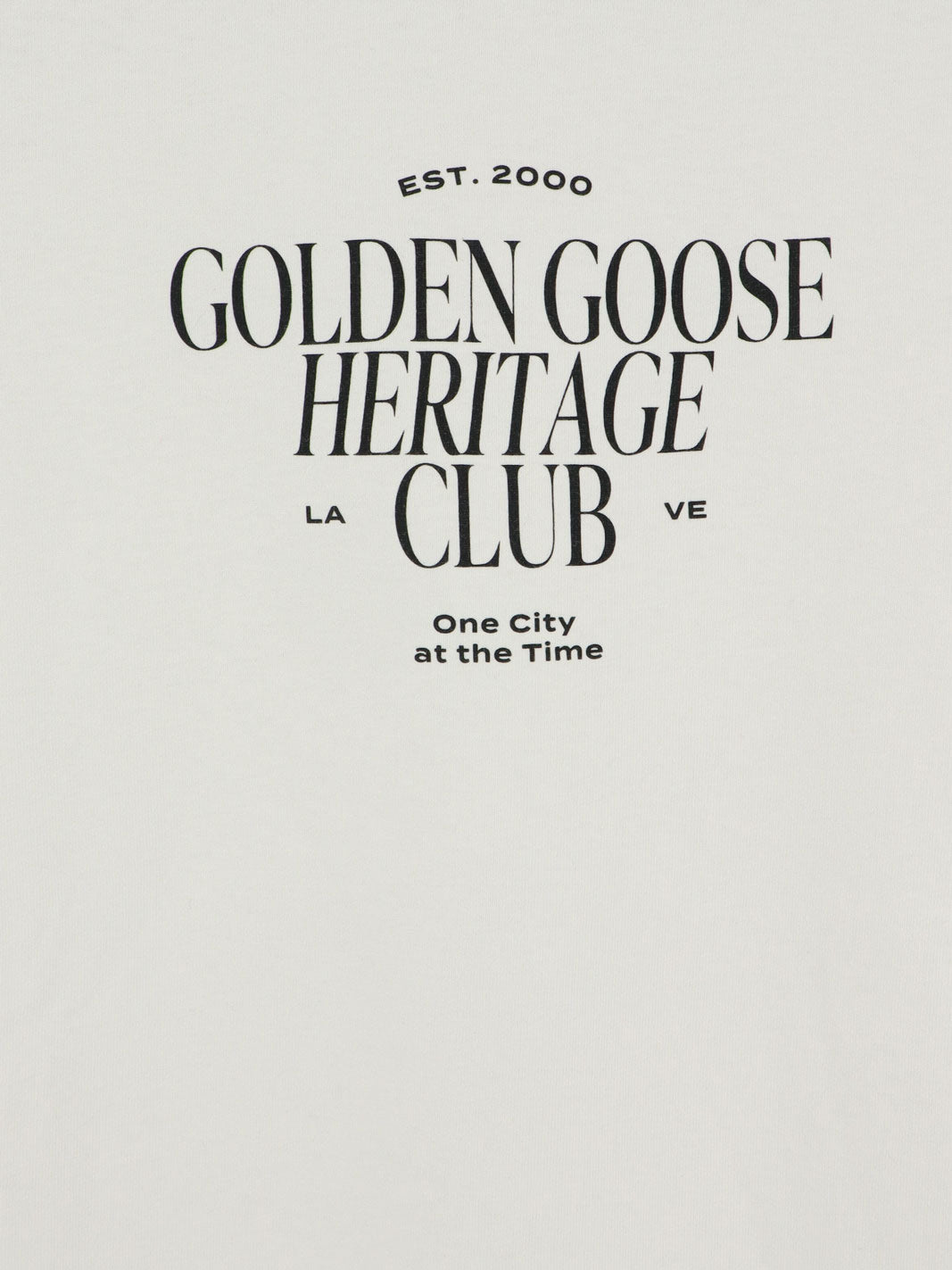Golden Goose Deluxe Brand Regular cotton t-shirt - Heritage White