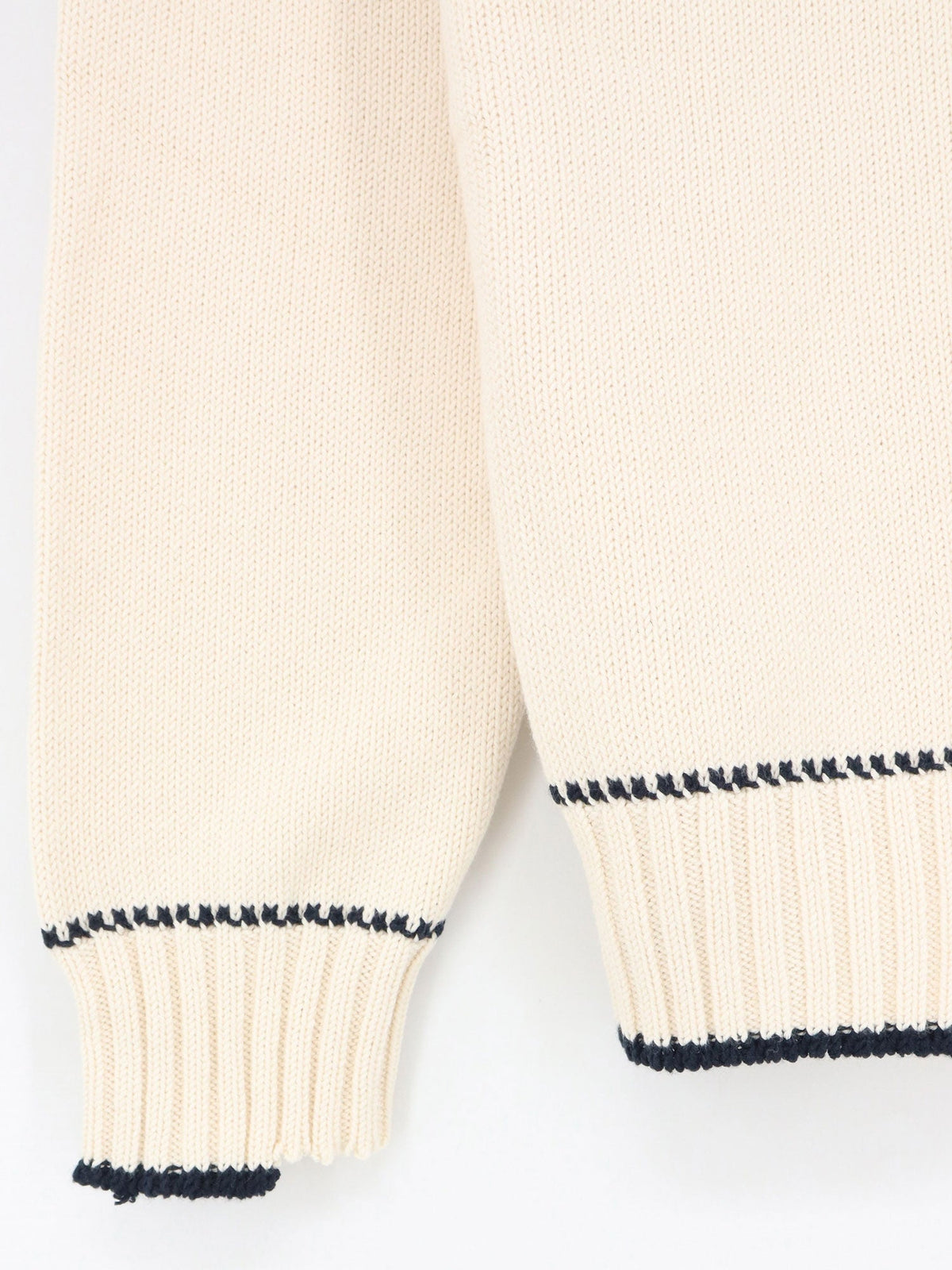 Golden Goose Deluxe Brand Ribbed cotton sweater - Heritage White