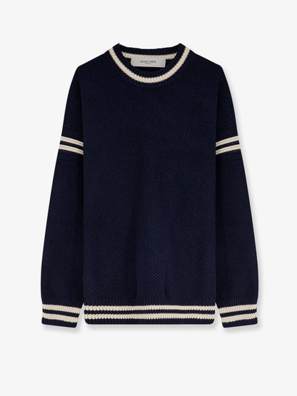 Golden Goose Deluxe Brand Journey cotton knit sweater - Dark Blue