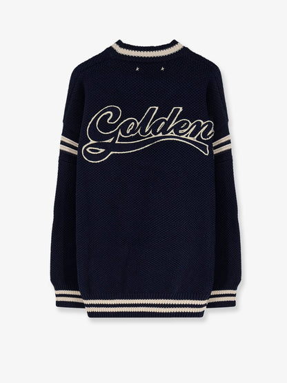 Golden Goose Deluxe Brand Journey cotton knit sweater - Dark Blue