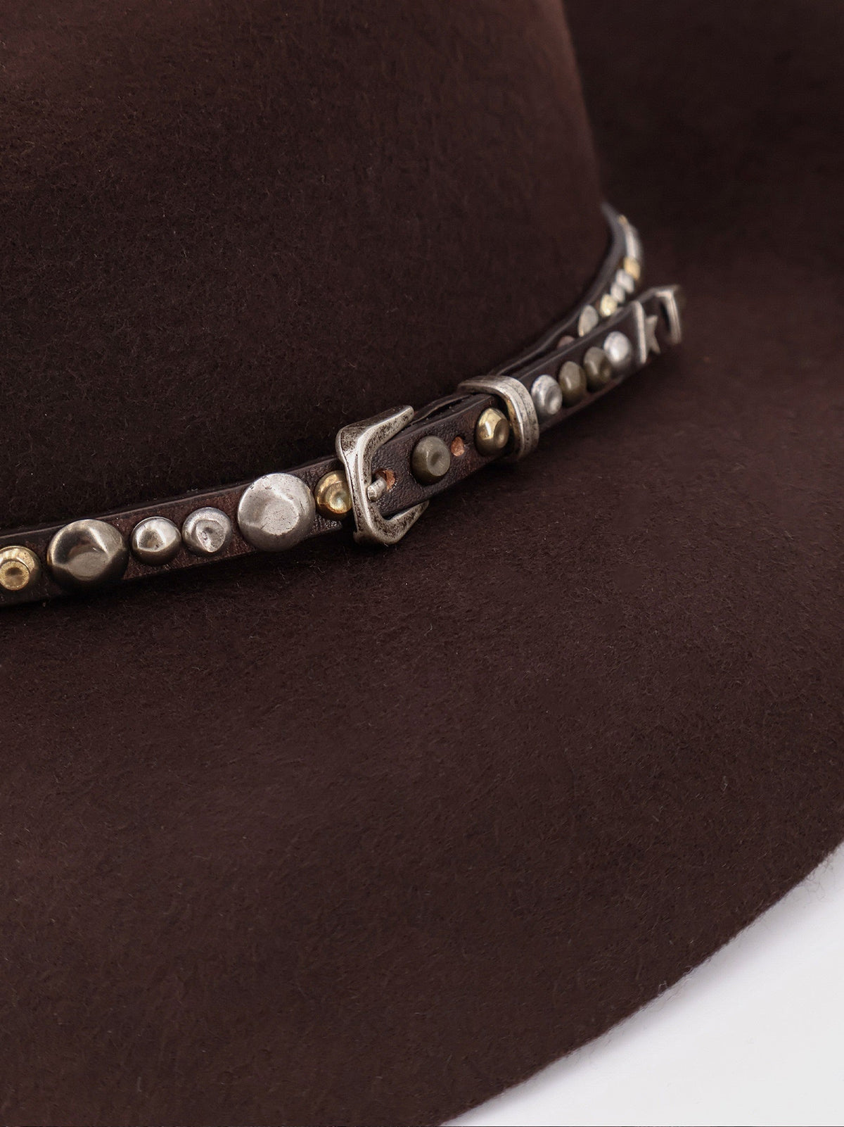 Golden Goose Deluxe Brand Golden Fedora Hat - Chicory Coffee