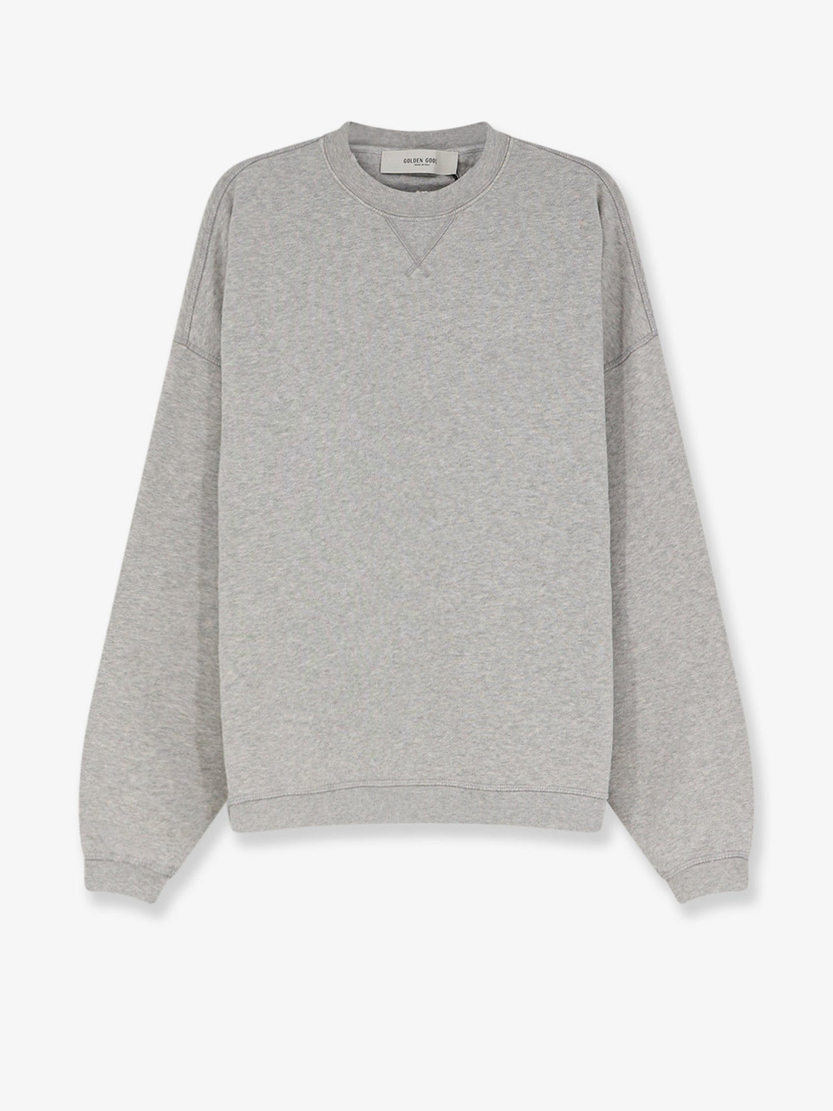 Golden Goose Deluxe Brand Cotton sweatshirt - Alluminium Melange Gray