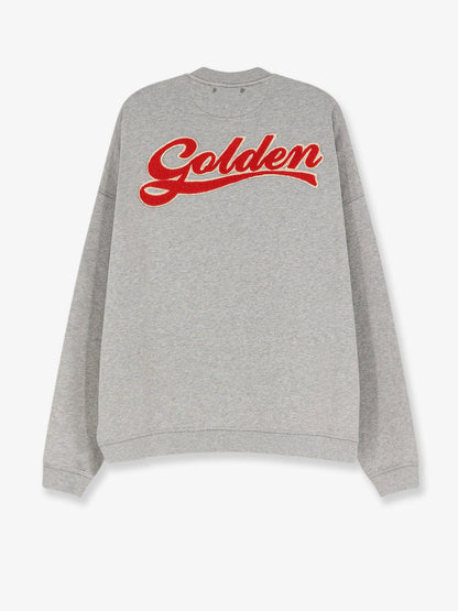 Golden Goose Deluxe Brand Cotton sweatshirt - Alluminium Melange Gray