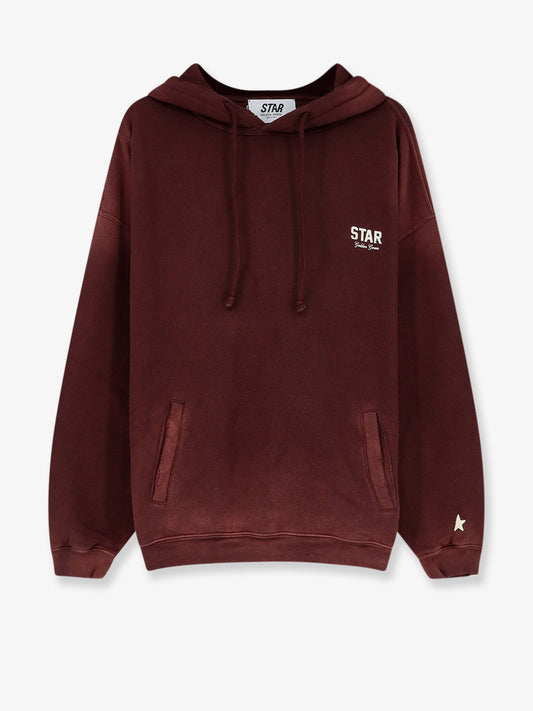 Golden Goose Deluxe Brand Oversized cotton sweatshirt - Windsor Wine