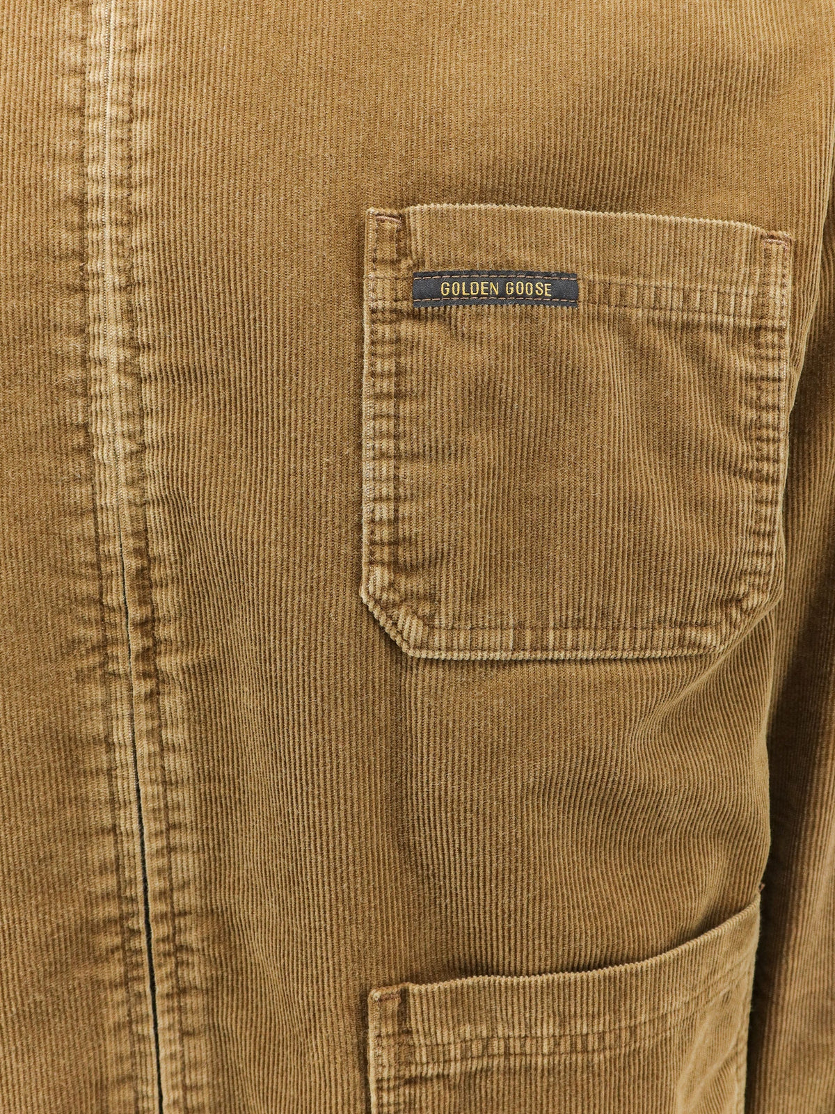 Golden Goose Workwear corduroy jacket - Amber / Honey