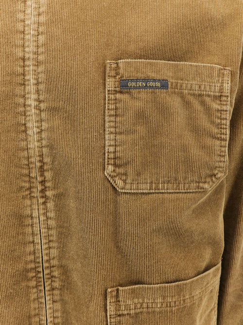 Golden Goose Workwear corduroy jacket - Amber / Honey
