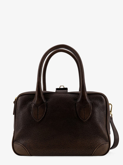 Golden Goose Deluxe Brand Vita vintage leather bag - Cremamarrone