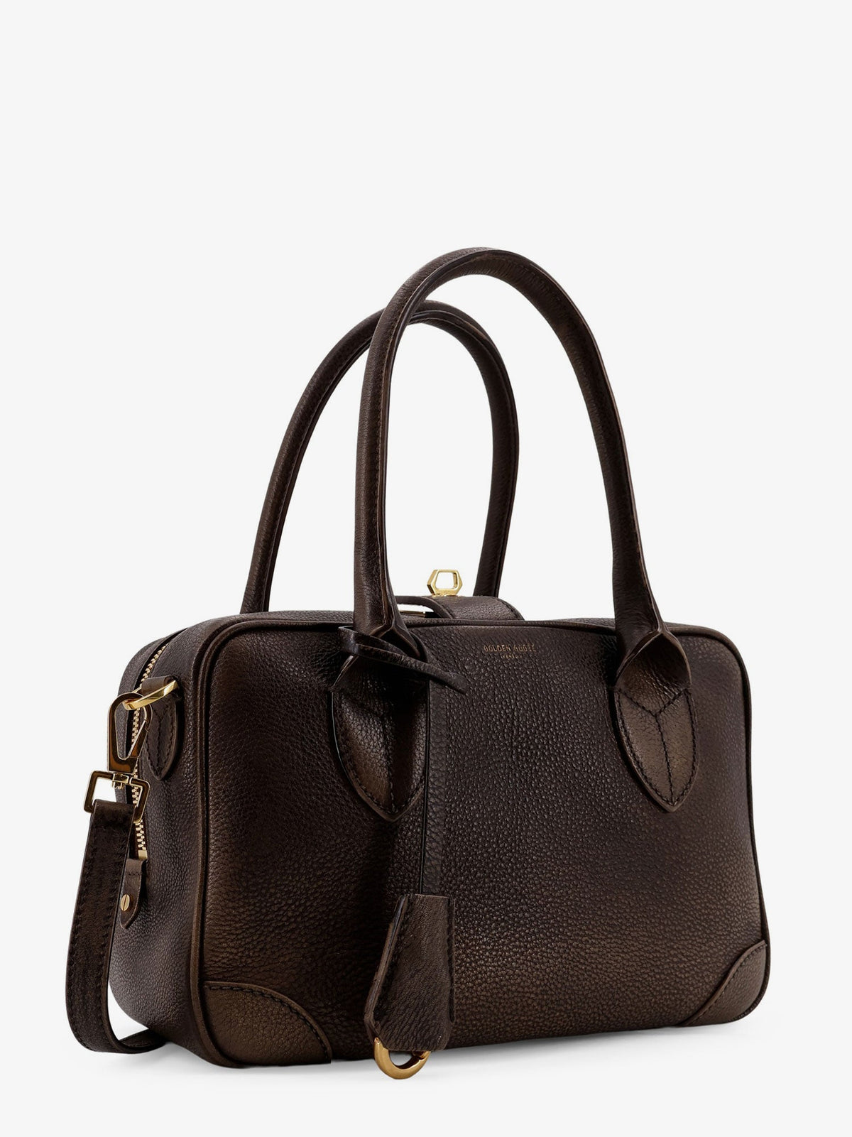Golden Goose Deluxe Brand Vita vintage leather bag - Cremamarrone
