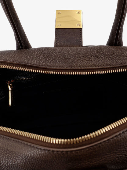 Golden Goose Deluxe Brand Vita vintage leather bag - Cremamarrone