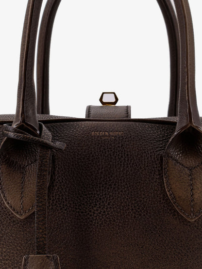 Golden Goose Deluxe Brand Vita vintage leather bag - Cremamarrone