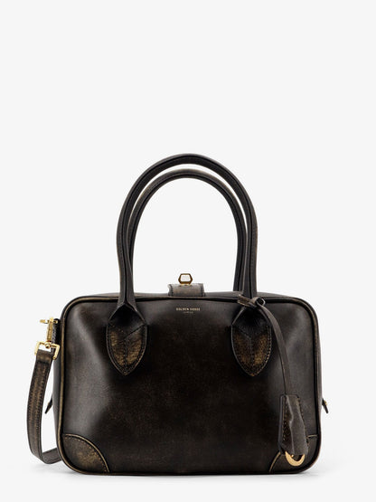 Golden Goose Deluxe Brand Vita Vintage leather crossbody bag - Black