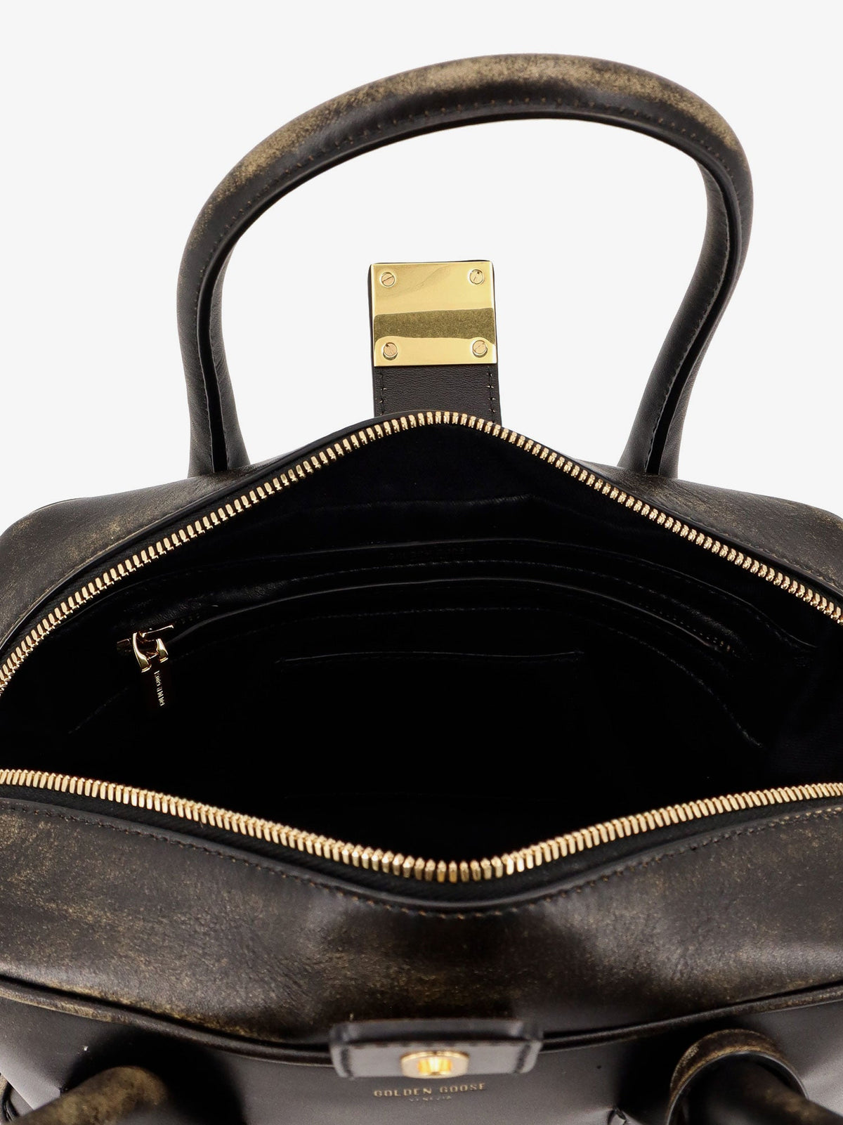 Golden Goose Deluxe Brand Vita Vintage leather crossbody bag - Black
