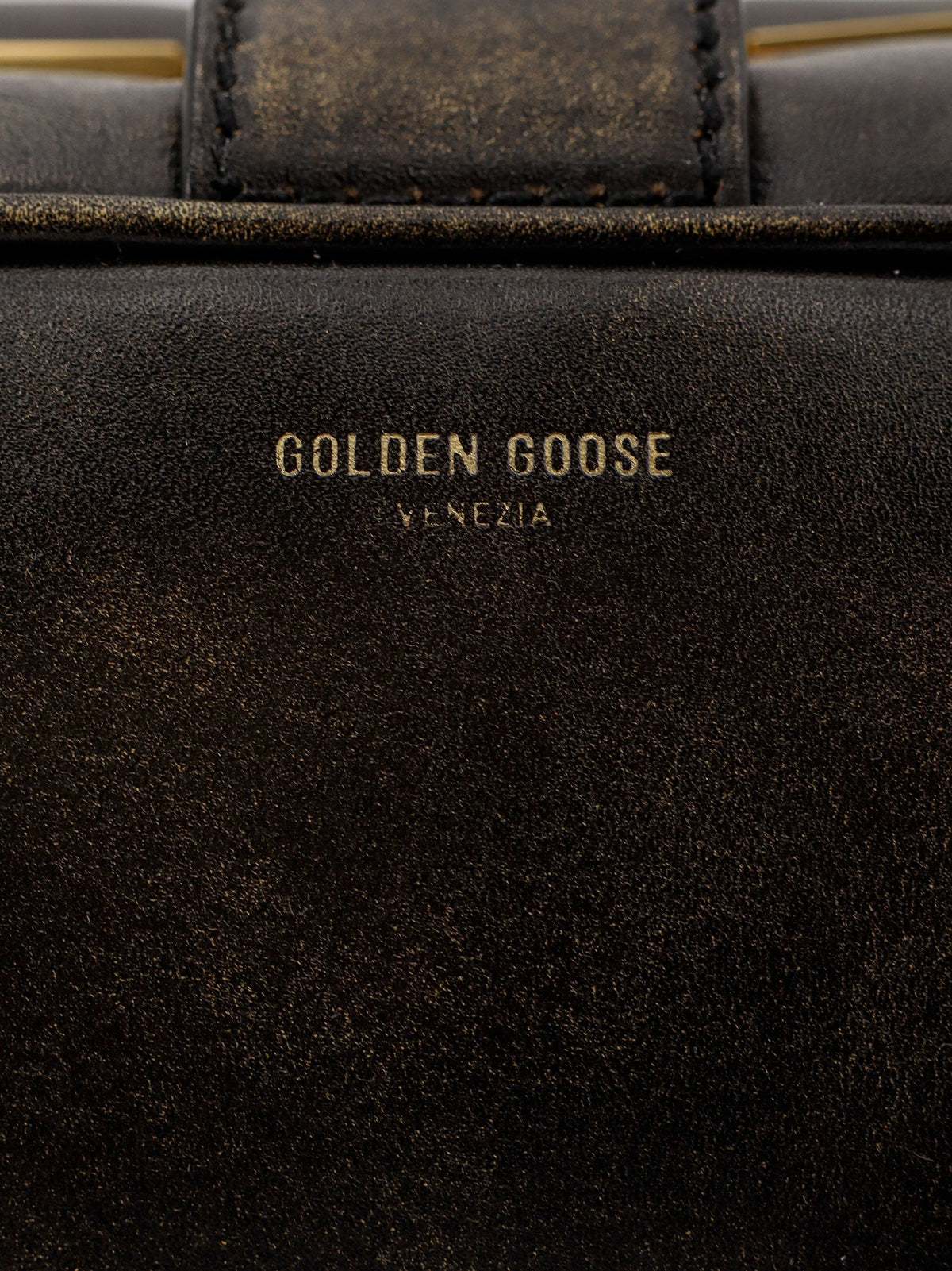 Golden Goose Deluxe Brand Vita Vintage leather crossbody bag - Black