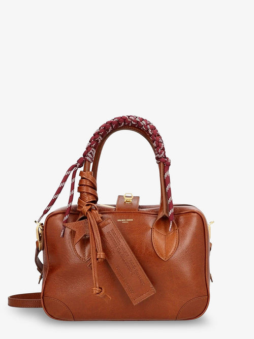 Golden Goose Vita Bag leather crossbody bag with star charm - Light Brown