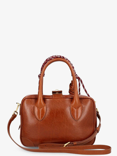 Golden Goose Vita Bag leather crossbody bag with star charm - Light Brown