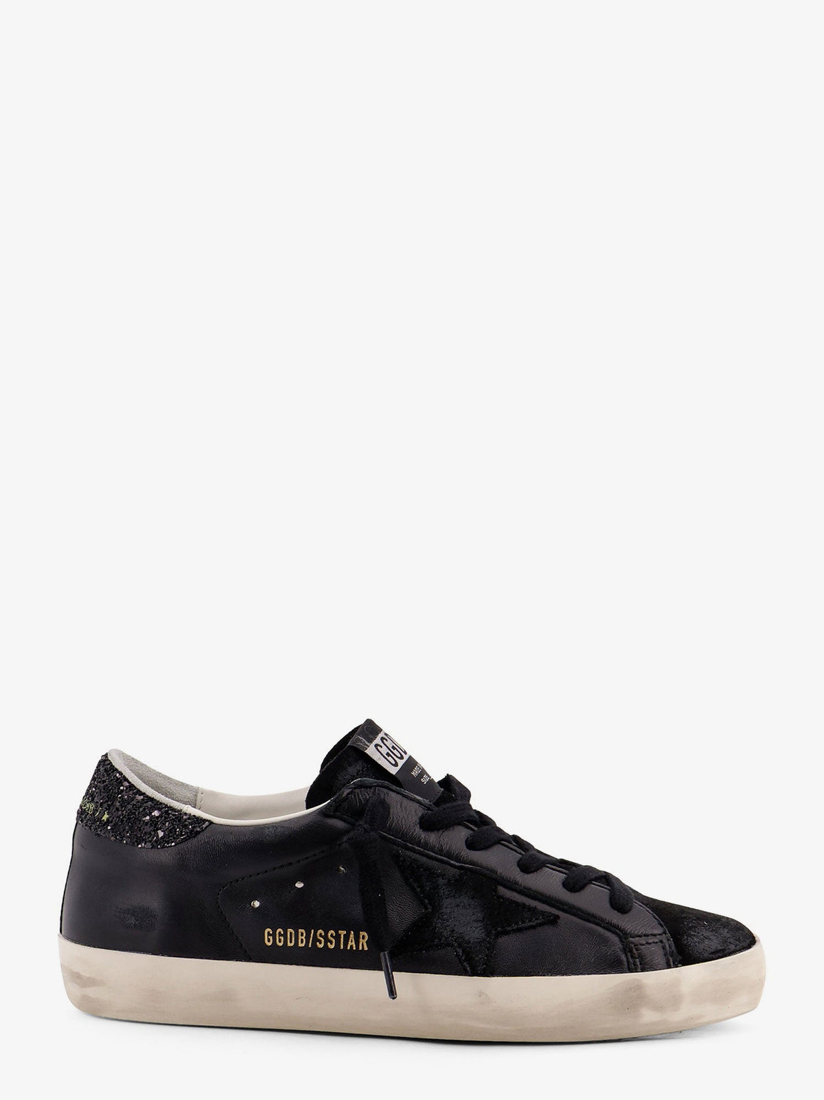Golden Goose Super-star Classic with List low-top sneakers with iconic side logo - Black