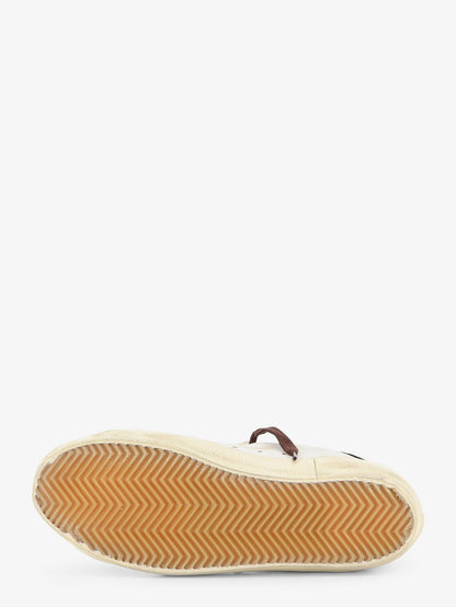 Golden Goose Deluxe Brand Super-star suede sneakers with iconic side logo - Whiteseedpearlblack