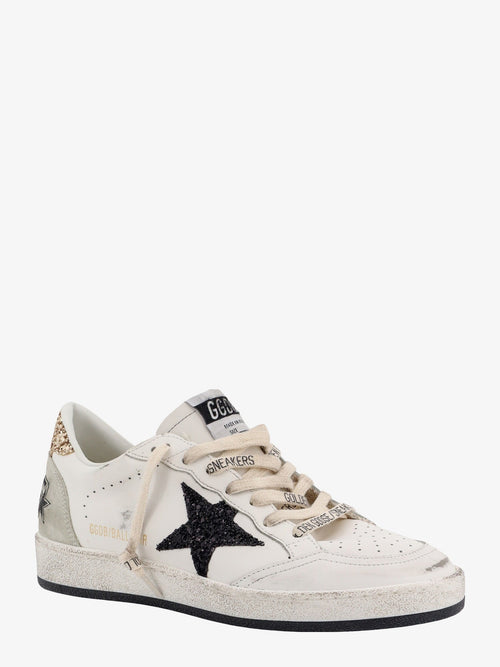 Golden Goose Leather Ball Star with logo on the side - Whiteblackgoldice
